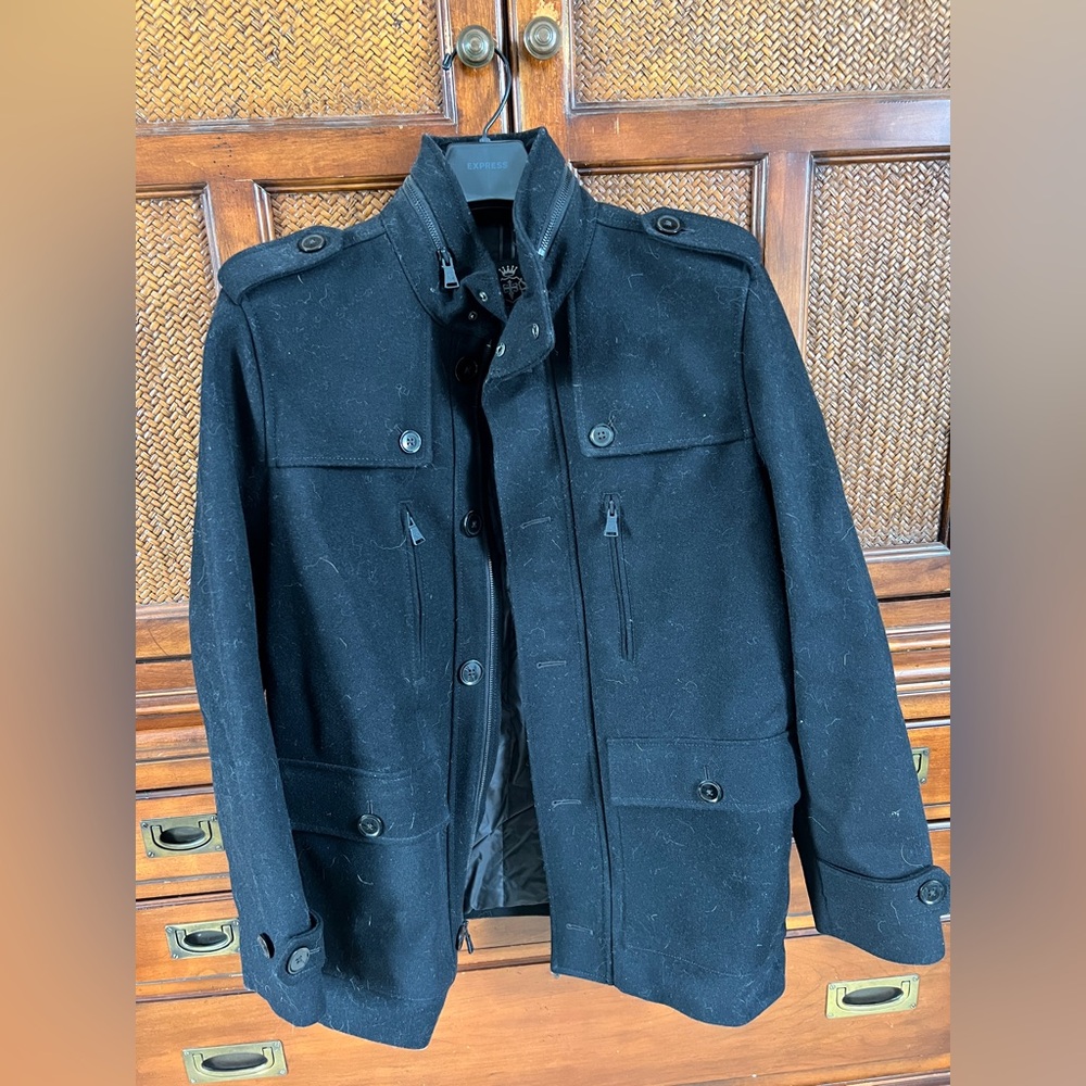 Men’s Express Wool Pea Coat